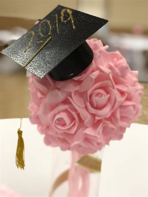 hot pink graduation decorations|pink and white graduation decorations.